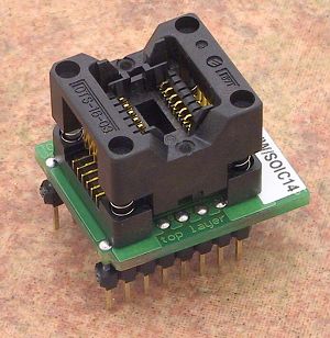 DIL14W/SOIC14 ZIF 150mil